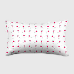 Подушка-антистресс Розовое вино, цвет: 3D-принт