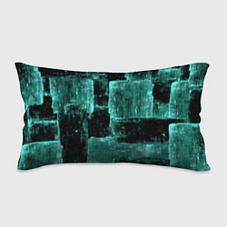 Подушка-антистресс Зелёный абстракт, цвет: 3D-принт