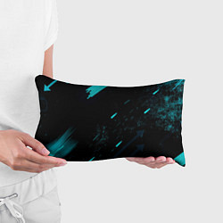 Подушка-антистресс Abstraction Line blue, цвет: 3D-принт — фото 2