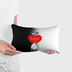 Подушка-антистресс Котик держит сердечко, цвет: 3D-принт — фото 2