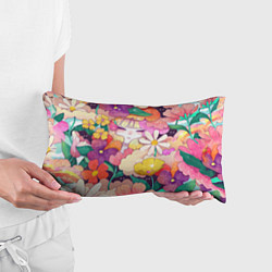 Подушка-антистресс Девочка в цветах, цвет: 3D-принт — фото 2