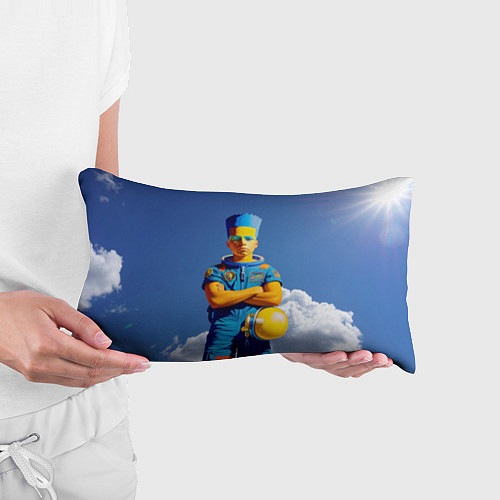 Подушка-антистресс Барт Симпсон - космический мальчик - нейросеть / 3D-принт – фото 3