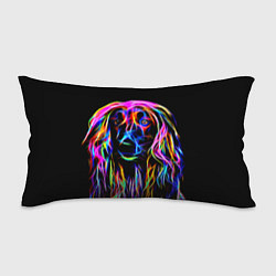 Подушка-антистресс Dog - neon lines, цвет: 3D-принт