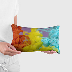 Подушка-антистресс Абстрактные разноцветные объёмные дымы, цвет: 3D-принт — фото 2