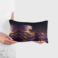 Подушка-антистресс Красочная волна, цвет: 3D-принт — фото 2