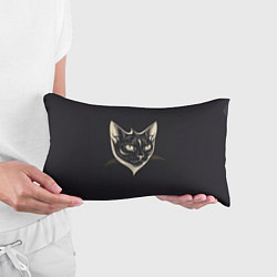 Подушка-антистресс Арт чёрной кошки, цвет: 3D-принт — фото 2