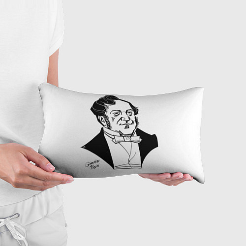 Подушка-антистресс Композитор Джоаккино Россини / 3D-принт – фото 3