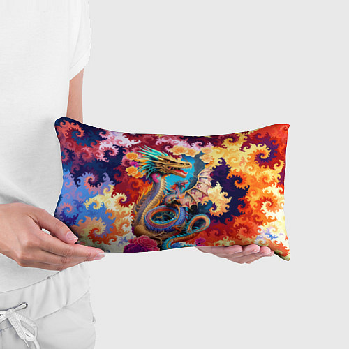 Подушка-антистресс Japan dragon - irezumi - tattoo - art / 3D-принт – фото 3