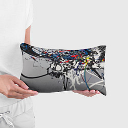 Подушка-антистресс Нейросеть рисует абстракцию, цвет: 3D-принт — фото 2