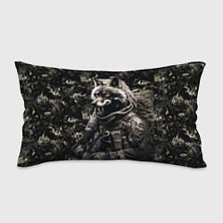 Подушка-антистресс Волк воин спецназа, цвет: 3D-принт