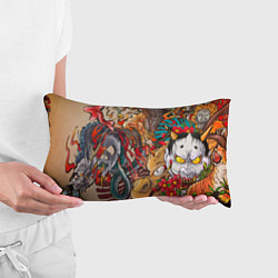 Подушка-антистресс Иредзуми: демон и дракон, цвет: 3D-принт — фото 2