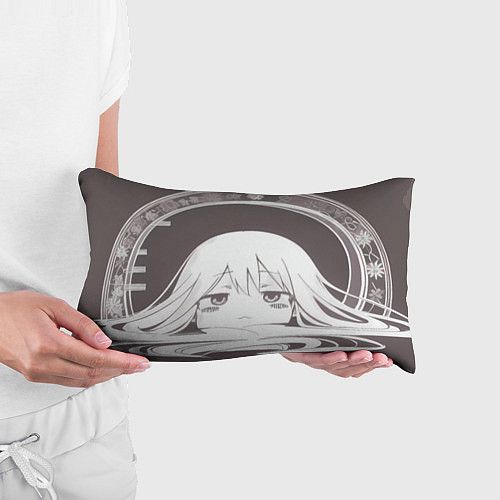 Подушка-антистресс Грустная аниме девушка / 3D-принт – фото 3