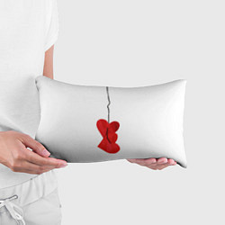 Подушка-антистресс Сердца валентинки, цвет: 3D-принт — фото 2
