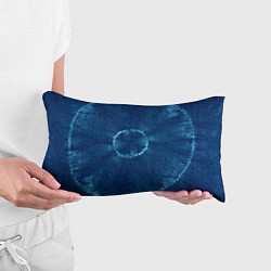 Подушка-антистресс Синий круг тай-дай, цвет: 3D-принт — фото 2