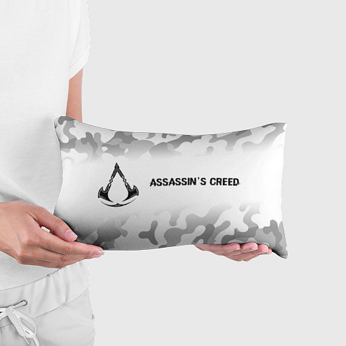 Подушка-антистресс Assassins Creed glitch на светлом фоне: надпись и / 3D-принт – фото 3