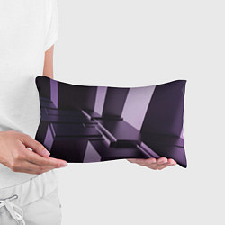 Подушка-антистресс Фиолетовая геометрия, цвет: 3D-принт — фото 2