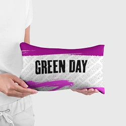 Подушка-антистресс Green Day rock legends: надпись и символ, цвет: 3D-принт — фото 2