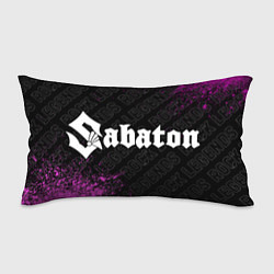 Подушка-антистресс Sabaton rock legends: надпись и символ, цвет: 3D-принт