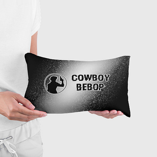 Подушка-антистресс Cowboy Bebop glitch на светлом фоне: надпись и сим / 3D-принт – фото 3