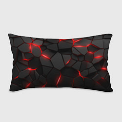 Подушка-антистресс Плиты с красной подсветкой, цвет: 3D-принт