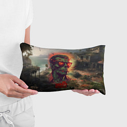 Подушка-антистресс Dead island 2 zombie, цвет: 3D-принт — фото 2