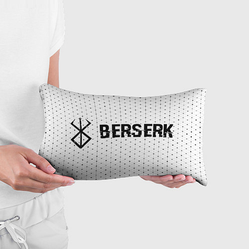 Подушка-антистресс Berserk glitch на светлом фоне: надпись и символ / 3D-принт – фото 3