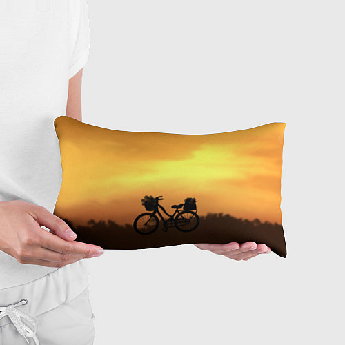 Подушка-антистресс Велосипед на закате / 3D-принт – фото 3