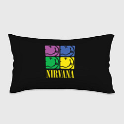 Подушка-антистресс NIRVANA - смайлы, цвет: 3D-принт