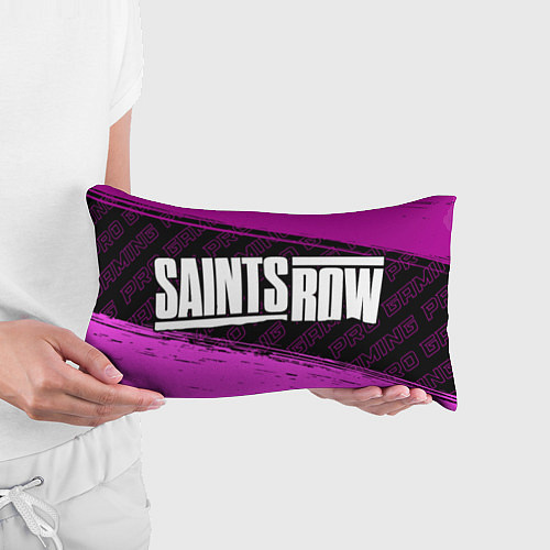 Подушка-антистресс Saints Row pro gaming: надпись и символ / 3D-принт – фото 3