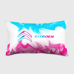 Подушка-антистресс Citroen neon gradient style: надпись и символ, цвет: 3D-принт