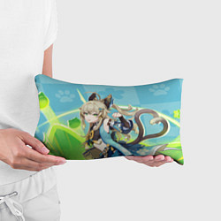 Подушка-антистресс Kirara Genshin Impact, цвет: 3D-принт — фото 2