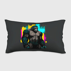 Подушка-антистресс Киберпанк-горилла, цвет: 3D-принт