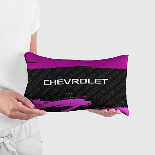 Подушка-антистресс Chevrolet pro racing: надпись и символ / 3D-принт – фото 3