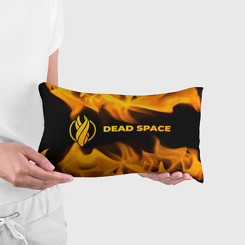 Подушка-антистресс Dead Space - gold gradient: надпись и символ / 3D-принт – фото 3