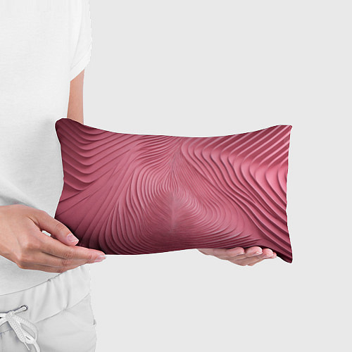 Подушка-антистресс Фантазия в малиновом / 3D-принт – фото 3