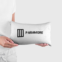 Подушка-антистресс Paramore glitch на светлом фоне: надпись и символ, цвет: 3D-принт — фото 2