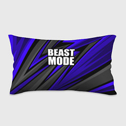 Подушка-антистресс Beast mode - синяя униформа, цвет: 3D-принт