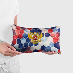 Подушка-антистресс Герб России объемные плиты, цвет: 3D-принт — фото 2