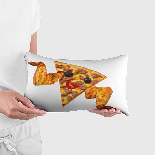 Подушка-антистресс Пицца с куринными крылышками / 3D-принт – фото 3