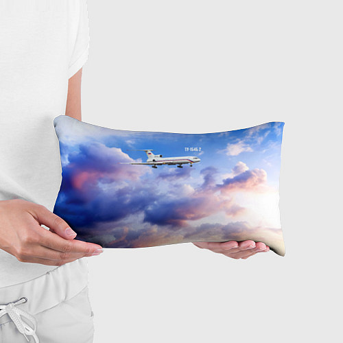 Подушка-антистресс Ту-154 Розовый закат / 3D-принт – фото 3