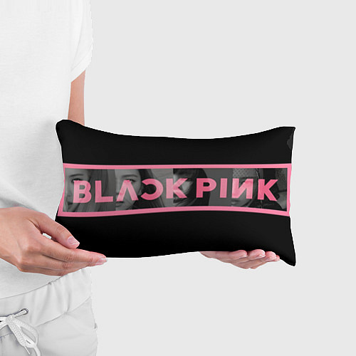 Подушка-антистресс Логотип Blackpink с фото участниц / 3D-принт – фото 3