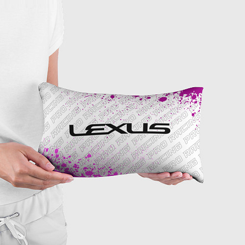 Подушка-антистресс Lexus pro racing: надпись и символ / 3D-принт – фото 3