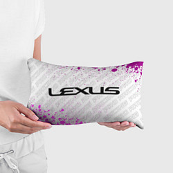 Подушка-антистресс Lexus pro racing: надпись и символ, цвет: 3D-принт — фото 2
