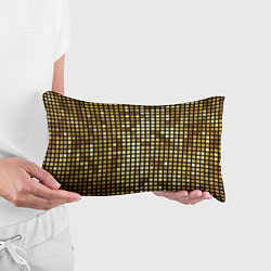 Подушка-антистресс Золотая мозаика, поверхность диско шара, цвет: 3D-принт — фото 2