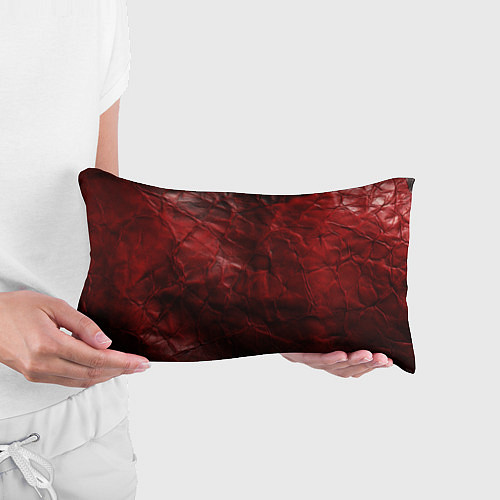 Подушка-антистресс Текстура красная кожа / 3D-принт – фото 3