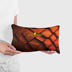 Подушка-антистресс CSGO orange logo, цвет: 3D-принт — фото 2