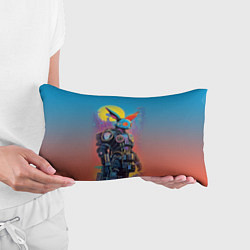 Подушка-антистресс Кибер-заяц - нейросеть, цвет: 3D-принт — фото 2