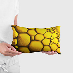 Подушка-антистресс Желтые объемные плиты, цвет: 3D-принт — фото 2