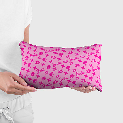 Подушка-антистресс Барби паттерн розовый / 3D-принт – фото 3
