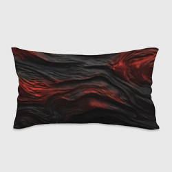 Подушка-антистресс Black red texture, цвет: 3D-принт